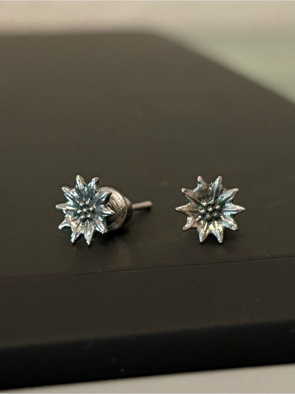 Sterling Silver Flower Stud Earrings